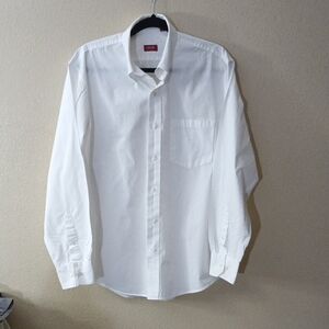 Izod Men's White Dress Shirt
